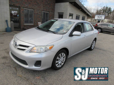 2012 Toyota Corolla for sale at S & J Motor Co Inc. in Merrimack NH