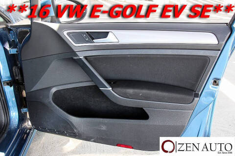 2016 Volkswagen e-Golf SE
