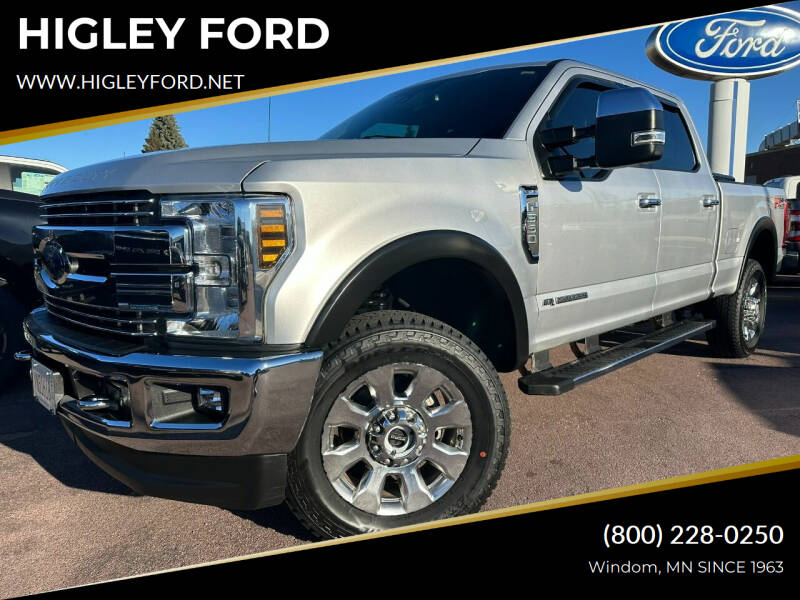 2018 Ford F-350 Super Duty for sale at HIGLEY FORD in Windom MN