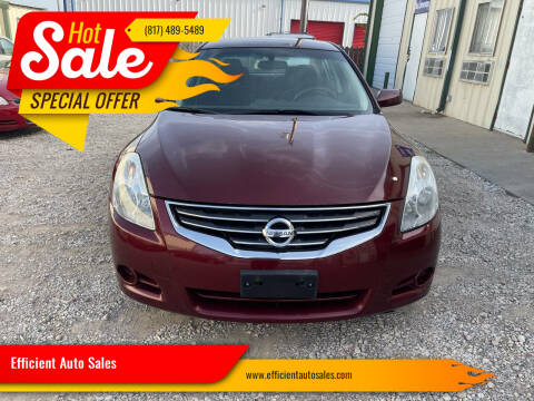 2010 Nissan Altima for sale at Efficient Auto Sales in Crowley TX