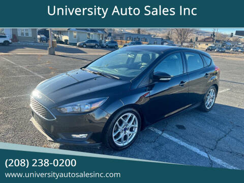 2015 Ford Focus for sale at University Auto Sales Inc in Pocatello ID