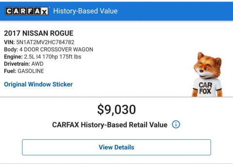 2017 Nissan Rogue SV