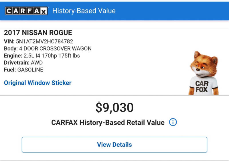 2017 Nissan Rogue SV