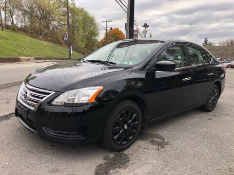 2013 Nissan Sentra for sale at SARRACINO AUTO SALES INC in Burgettstown PA