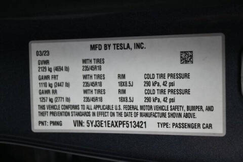 2023 Tesla Model 3