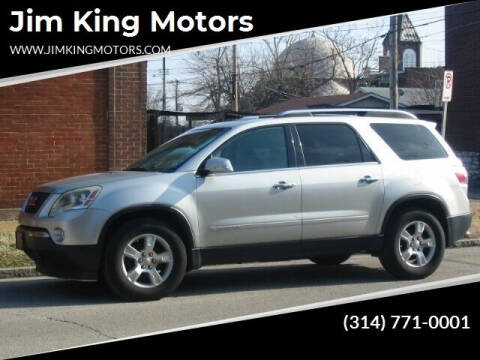 2007 GMC Acadia for sale at Jim King Motors in Saint Louis MO