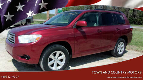 2010 Toyota Highlander for sale at Town and Country Motors in Warsaw MO