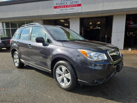 2015 Subaru Forester for sale at Landes Family Auto Sales in Attleboro MA