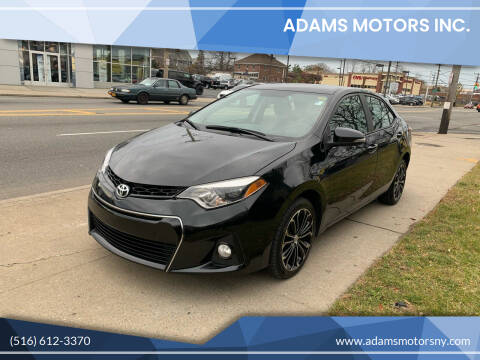 2016 Toyota Corolla for sale at Adams Motors INC. in Inwood NY