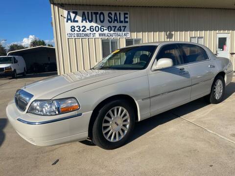 2004 Lincoln Town Car for sale at AZ Auto Sale in Houston TX