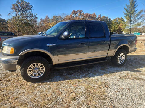 2001 Ford F-150 for sale at Moulder's Auto Sales in Macks Creek MO