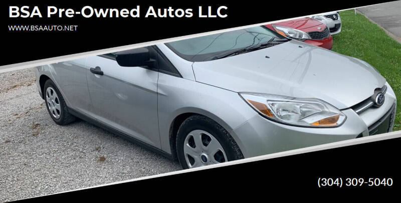 2013 Ford Focus for sale at BSA Pre-Owned Autos LLC in Hinton WV