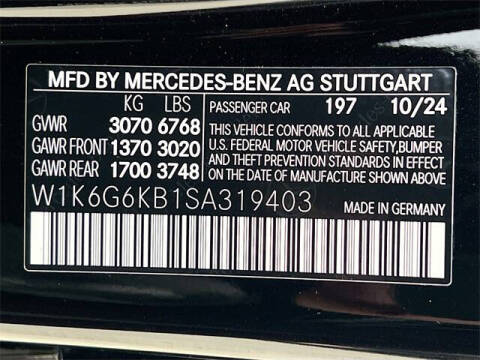 2025 Mercedes-Benz S-Class S 580e 4MATIC