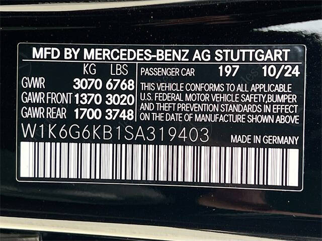 2025 Mercedes-Benz S-Class S 580e 4MATIC