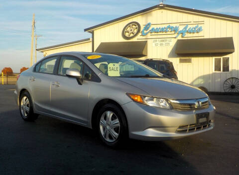 2012 Honda Civic for sale at Country Auto in Huntsville OH