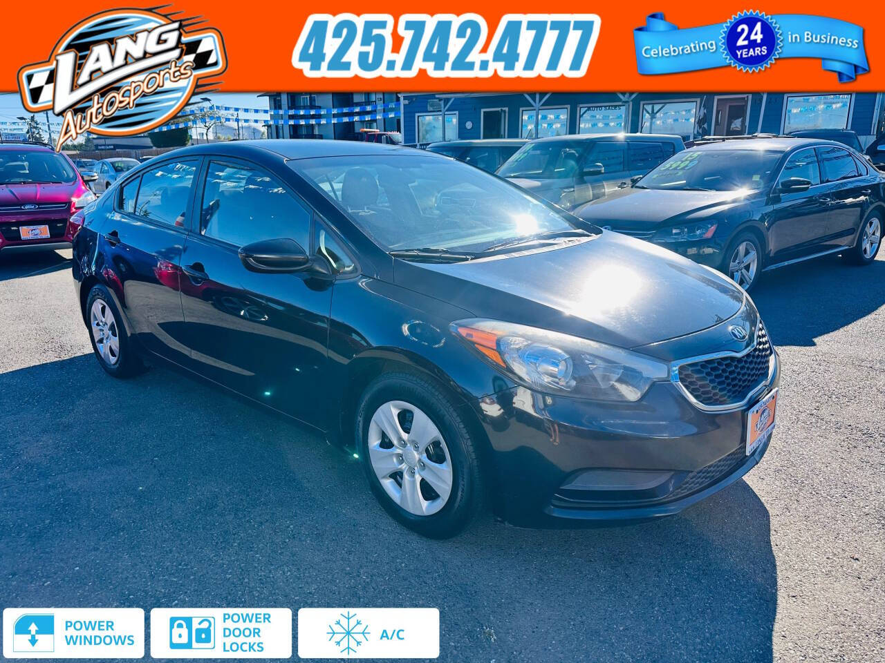 2016 Kia Forte for sale at Lang Autosports in Lynnwood, WA