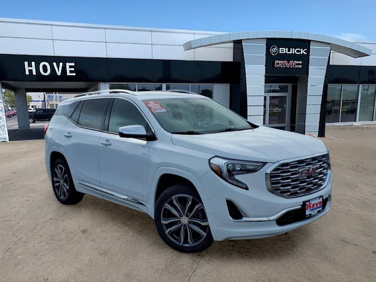 White 2019 GMC Terrain Denali 4x4 Denali 4dr SUV 1