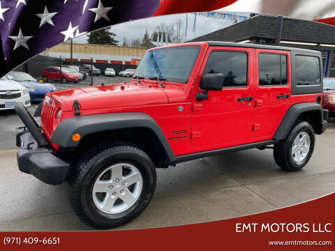 2013 Jeep Wrangler Unlimited for sale at EMT MOTORS LLC in Portland OR