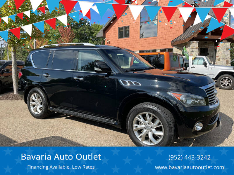 2011 Infiniti QX56 for sale at Bavaria Auto Outlet in Victoria MN