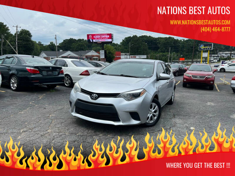 2014 Toyota Corolla for sale at Nations Best Autos in Decatur GA