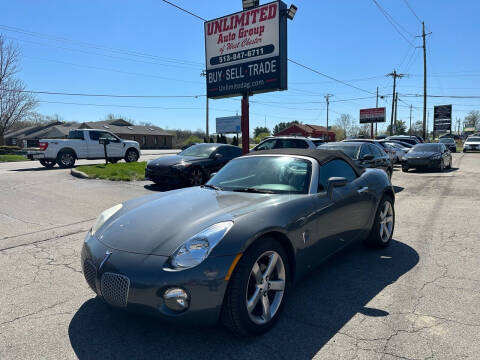2008 Pontiac Solstice for sale at Unlimited Auto Group in West Chester OH