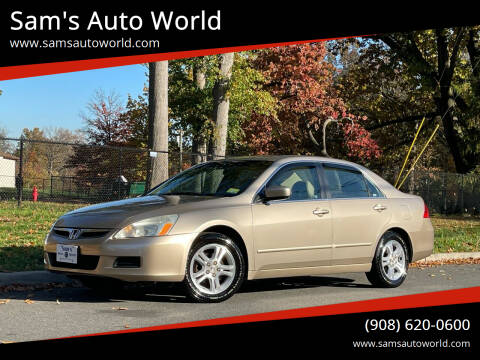 2006 Honda Accord for sale at Sam's Auto World in Roselle NJ