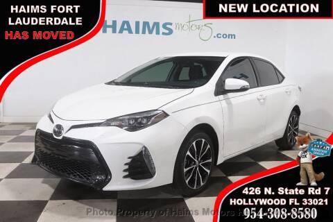 2019 Toyota Corolla for sale at Haims Motors - Hollywood South in Hollywood FL
