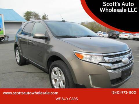 2013 Ford Edge for sale at Scott's Auto Wholesale LLC in Locust Grove VA