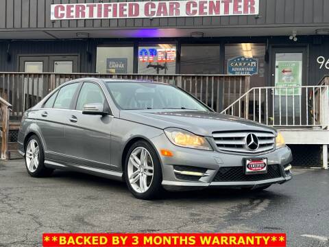 2012 Mercedes-Benz C-Class for sale at CERTIFIED CAR CENTER in Fairfax VA