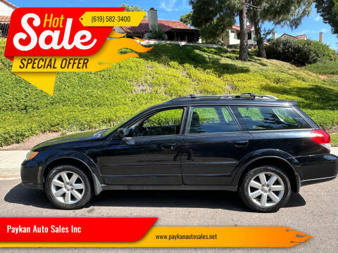 2008 Subaru Outback for sale at Paykan Auto Sales Inc in San Diego CA