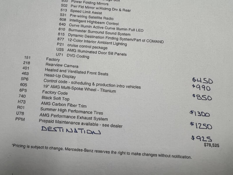 2017 Mercedes-Benz C-Class AMG C 43