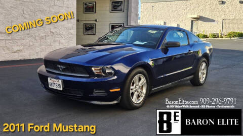 2011 Ford Mustang for sale at Baron Elite in Upland CA