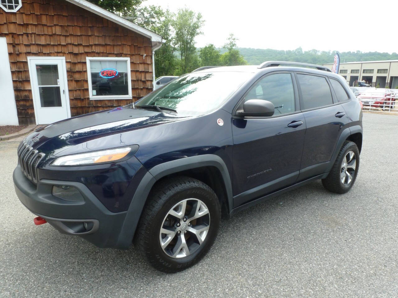 Dk. Blue 2014 Jeep Cherokee Trailhawk 4x4 Trailhawk 4dr SUV 1