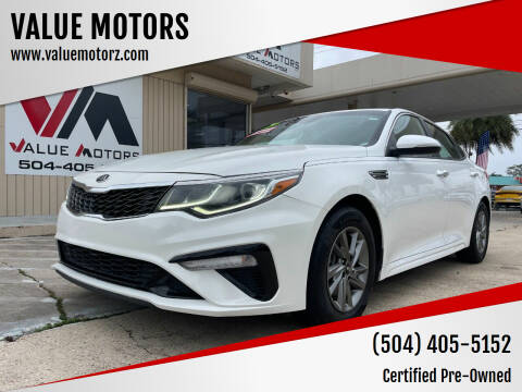 2019 Kia Optima for sale at VALUE MOTORS in Kenner LA