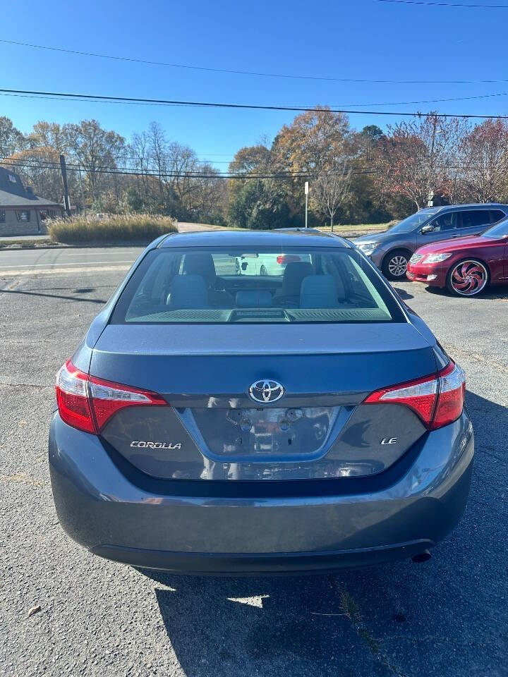 2016 Toyota Corolla for sale at Concord Auto Mall in Concord, NC