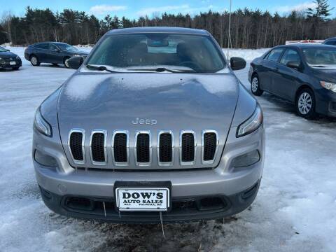 2014 Jeep Cherokee for sale at DOW'S AUTO SALES in Palmyra ME