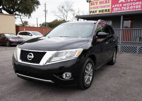 2016 Nissan Pathfinder for sale at Apex Motors in Rosenberg TX