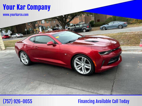 2018 Chevrolet Camaro for sale at Your Kar Company in Norfolk VA