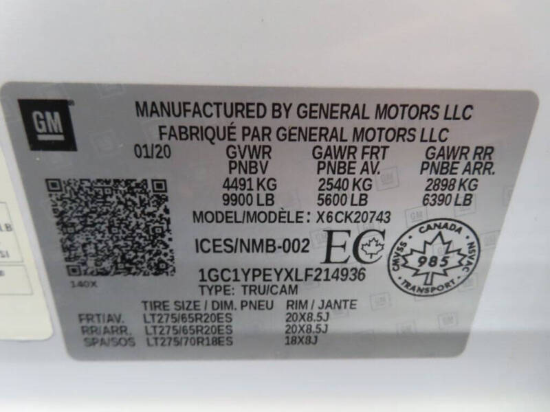 2020 Chevrolet Silverado 2500HD