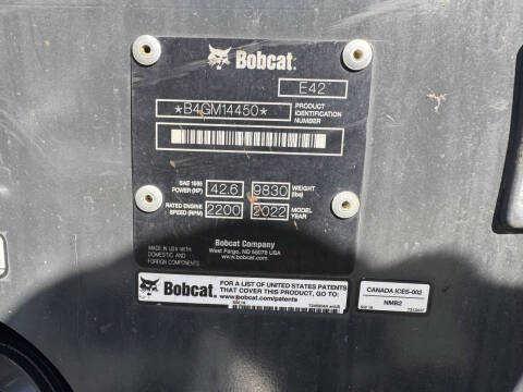 2022 Bobcat E42