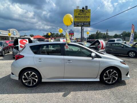 2016 Scion iM for sale at A - 1 Auto Brokers in Ocean Springs MS