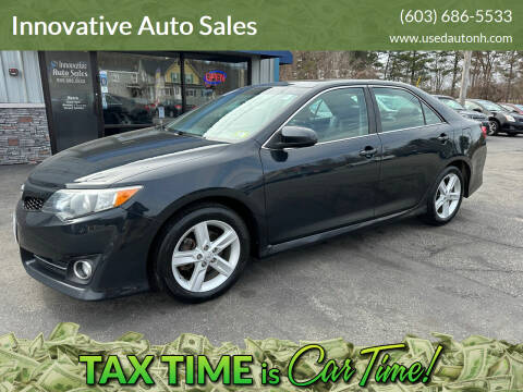 2012 Toyota Camry for sale at Innovative Auto Sales in Hooksett NH