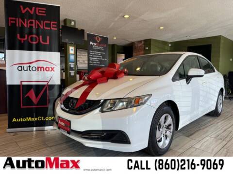 2014 Honda Civic for sale at AutoMax in West Hartford CT