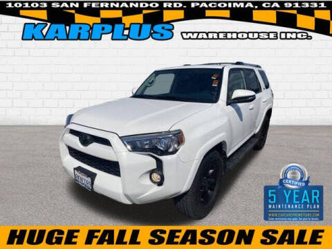 2019 Toyota 4Runner for sale at Karplus Warehouse in Pacoima CA