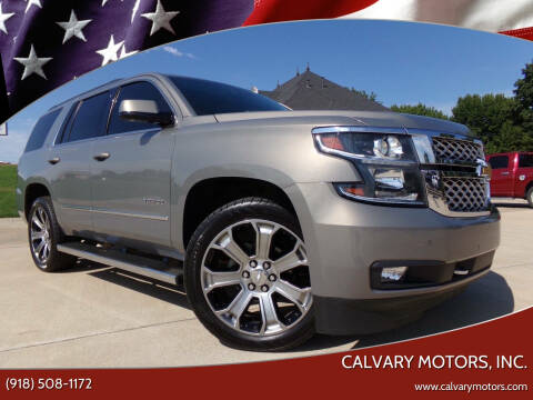 2018 Chevrolet Tahoe for sale at Calvary Motors, Inc. in Bixby OK