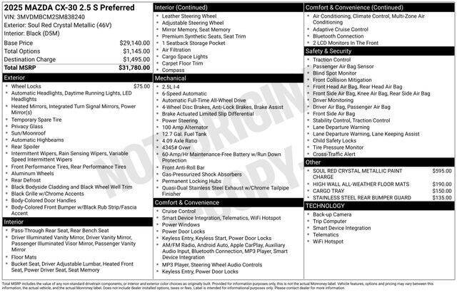 2025 Mazda CX-30 2.5 S Preferred