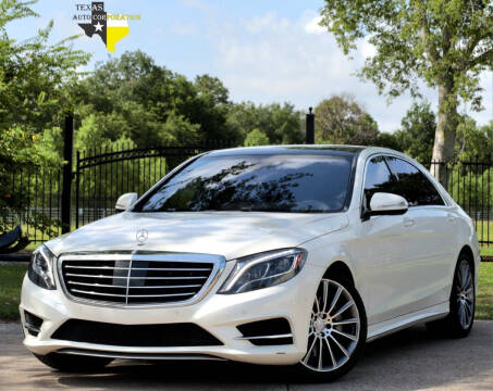 2016 Mercedes-Benz S-Class for sale at Texas Auto Corporation in Houston TX