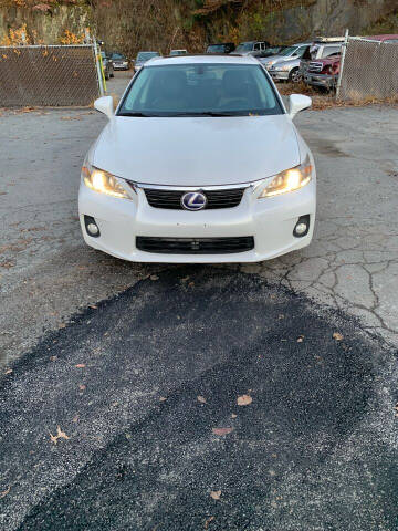 2012 Lexus CT 200h for sale at ALAN SCOTT AUTO REPAIR in Brattleboro VT