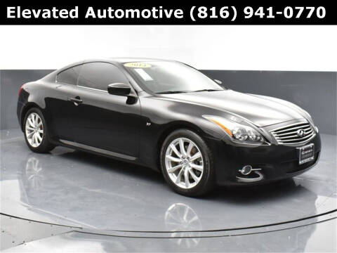 2014 Infiniti Q60 Coupe for sale at Elevated Automotive in Merriam KS
