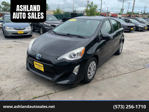 2016 Toyota Prius c for sale at ASHLAND AUTO SALES in Columbia MO